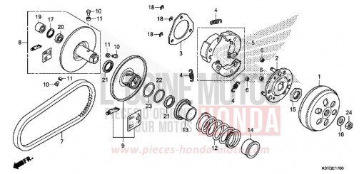 FACCIA MOTRICE SH125ADG di 2016